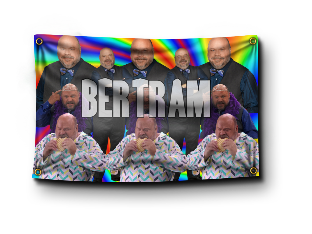 Bertram Trippy Collage Flag Banger Flags
